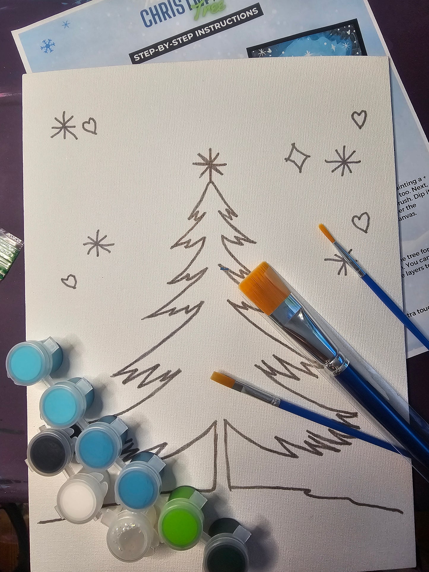 Magical Christmas Tree Paintastic Art Kit