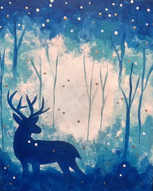 Winter Deer Paintastic Art Kit