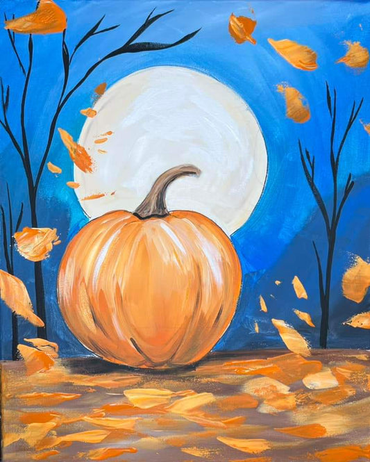 Pumpkin and Moon Paintastic Art Kit