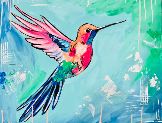 Spring Hummingbird Paintastic Art Kit