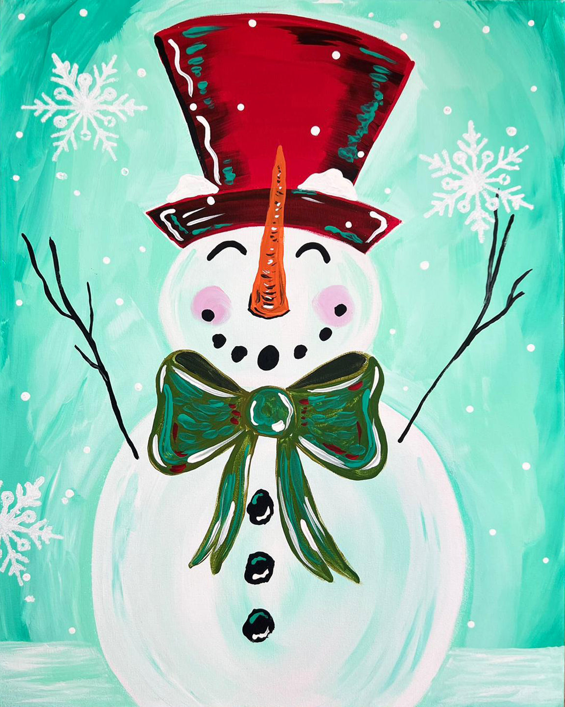 Holiday Snowman ON DEMAND Class