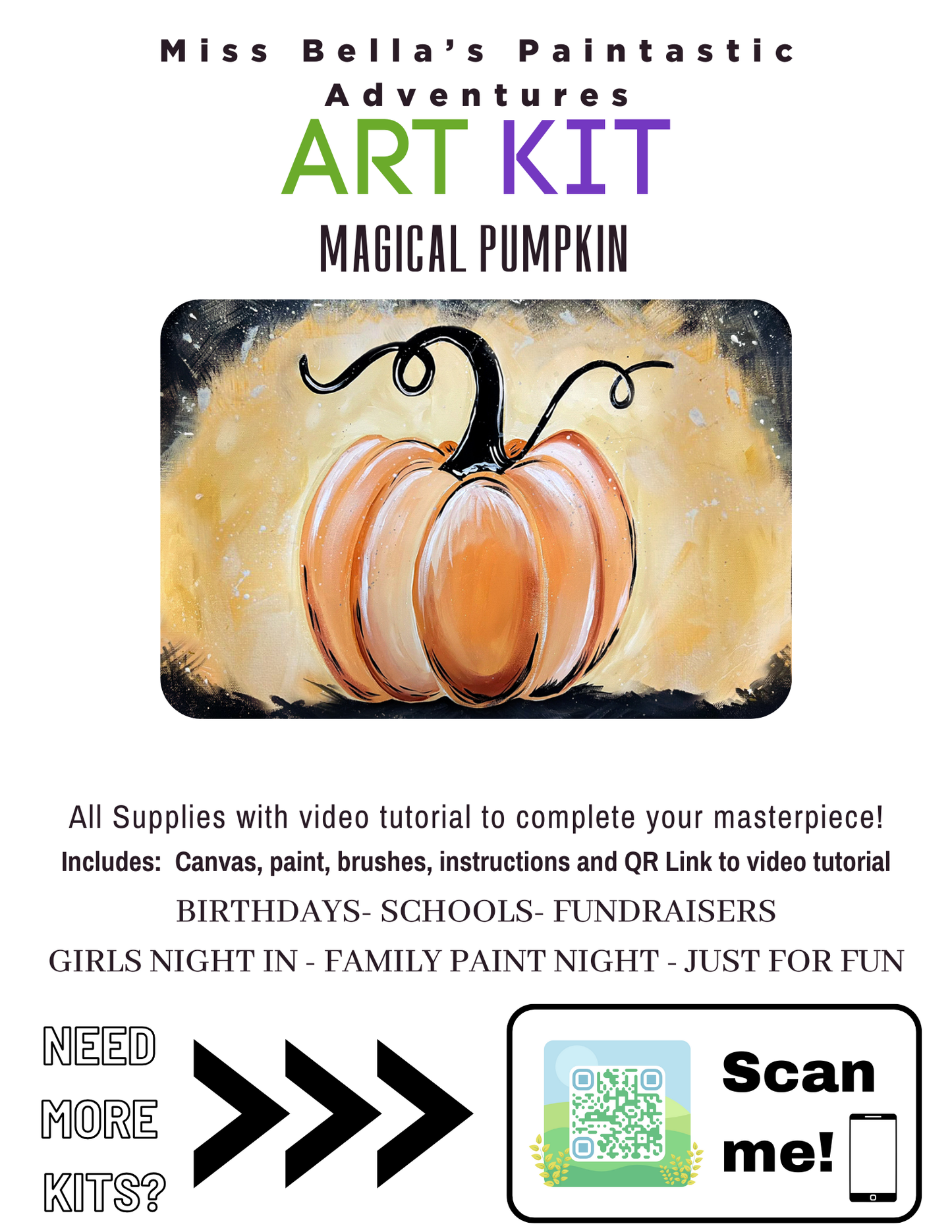 Magical Pumpkin Paintastic Art Kit